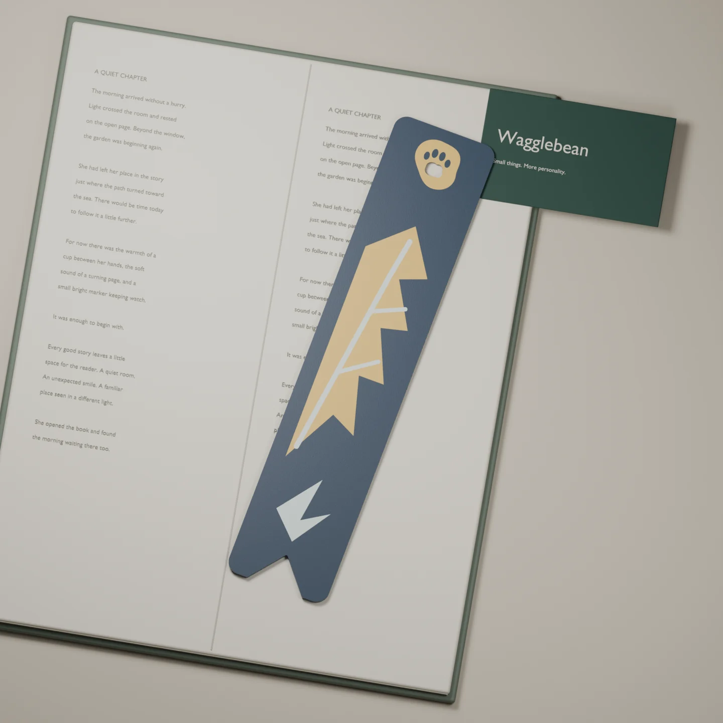 Dragon Ember bookmark — render of the printable design