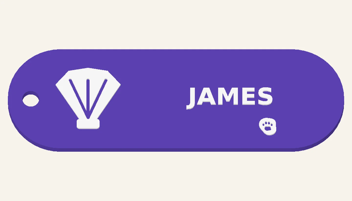 Coastal Place — Event Place-name Favors, digital design render