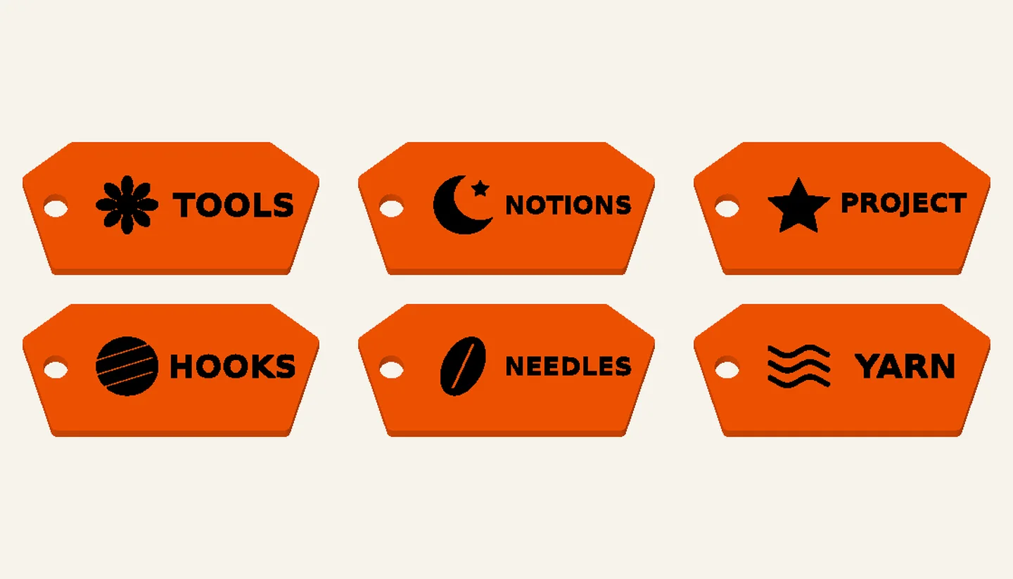 Craft Ready — Zipper Identification Sets, digital design render