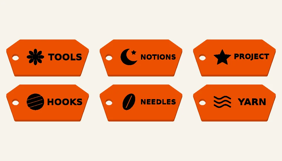 Craft Ready — Zipper Identification Sets, digital design render