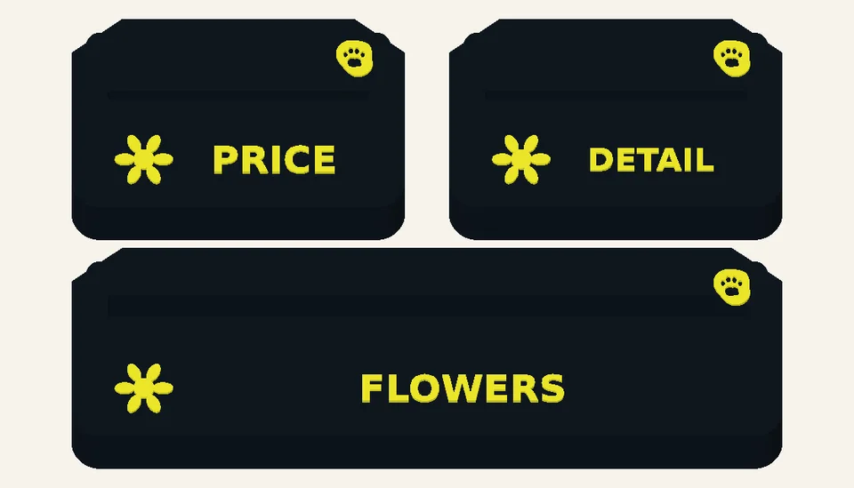 Flower Stall — Small-business Display Kits, digital design render