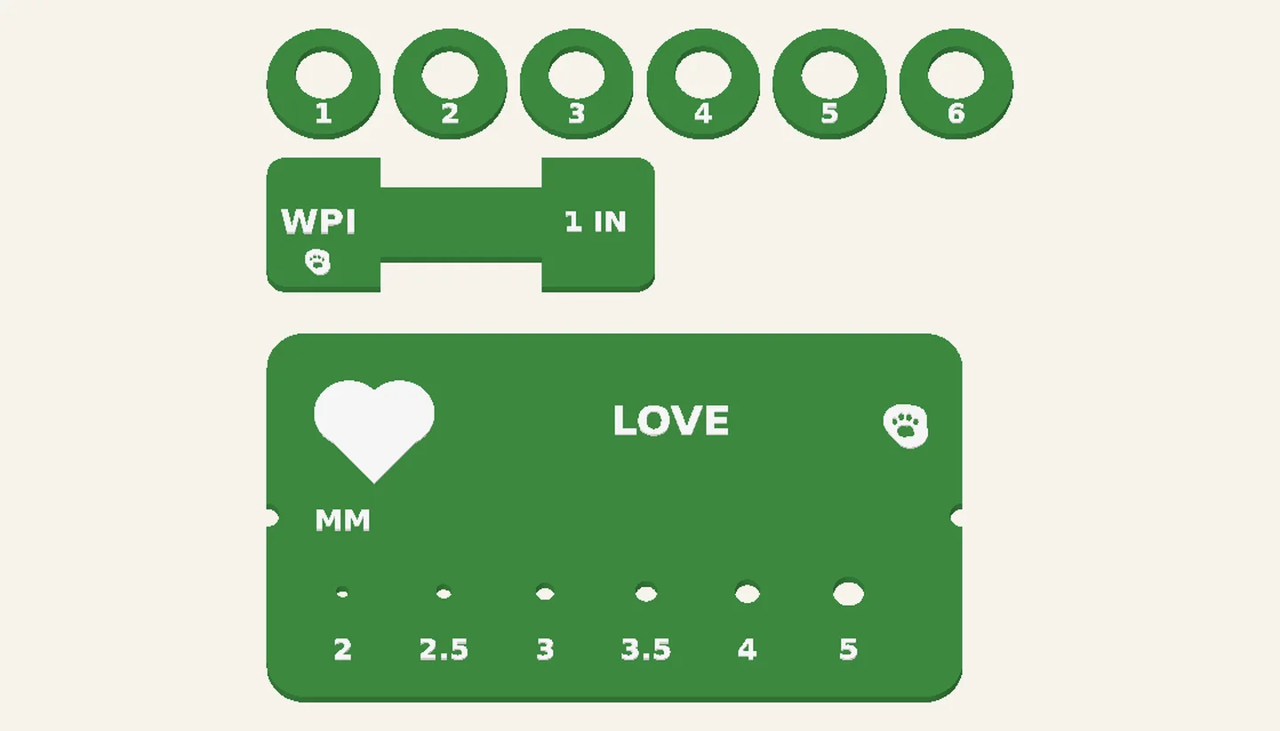 Heart Stitch — Knitting & Crochet Kits, digital design render