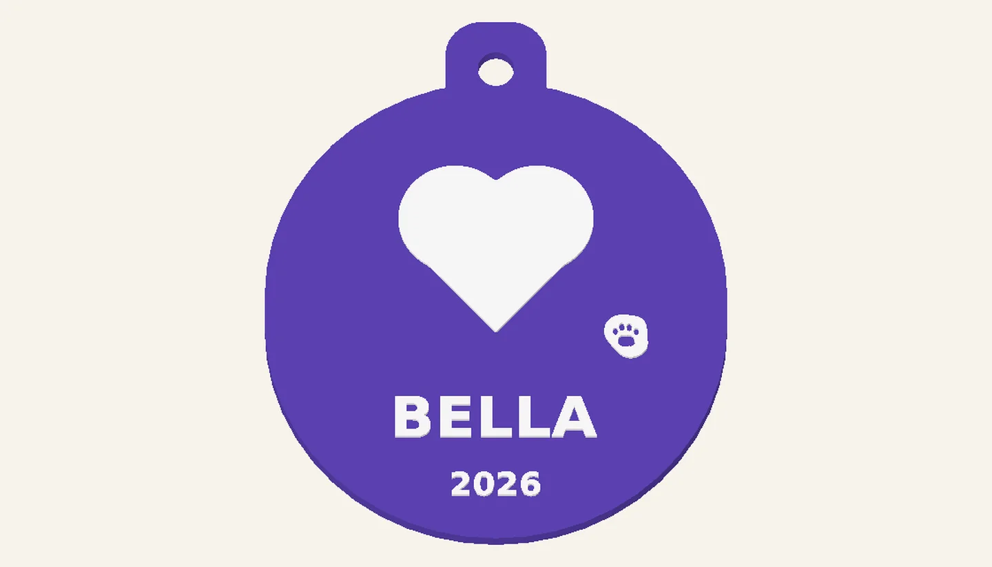 Love Always — Pet Ornaments, digital design render