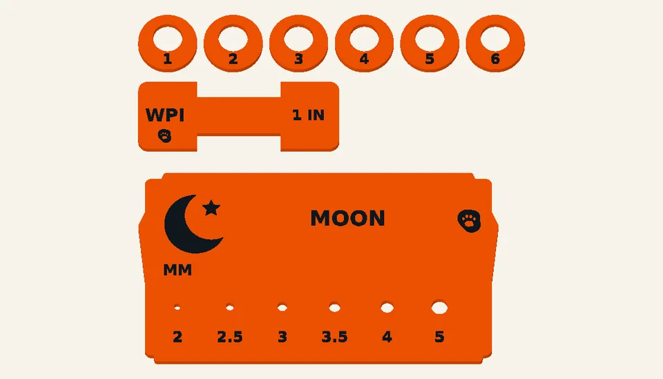 Moon Stitch — Knitting & Crochet Kits, digital design render