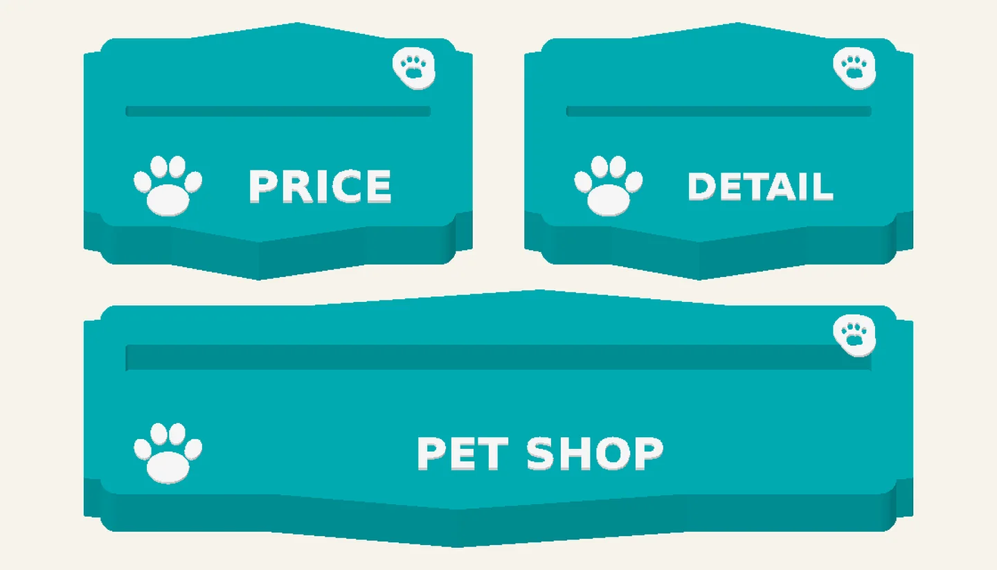 Pet Boutique — Small-business Display Kits, digital design render