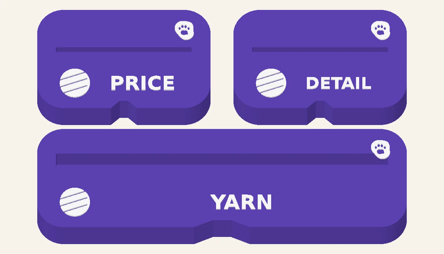 Yarn Counter — Small-business Display Kits, digital design render