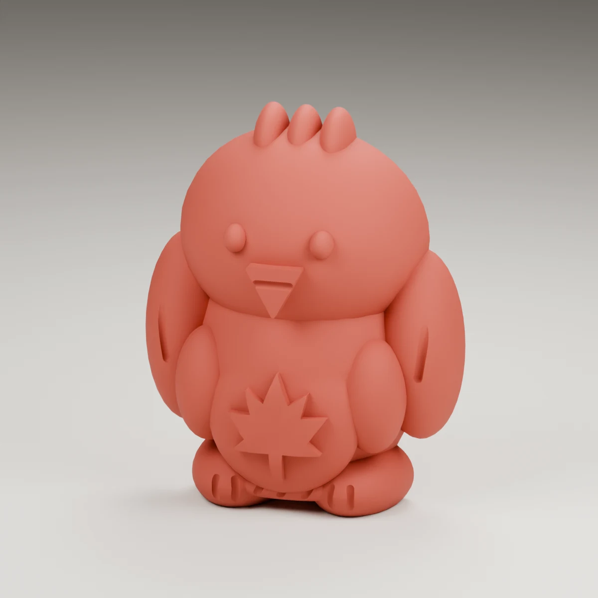 star eaglet — render of the supplied sculpted V2 geometry