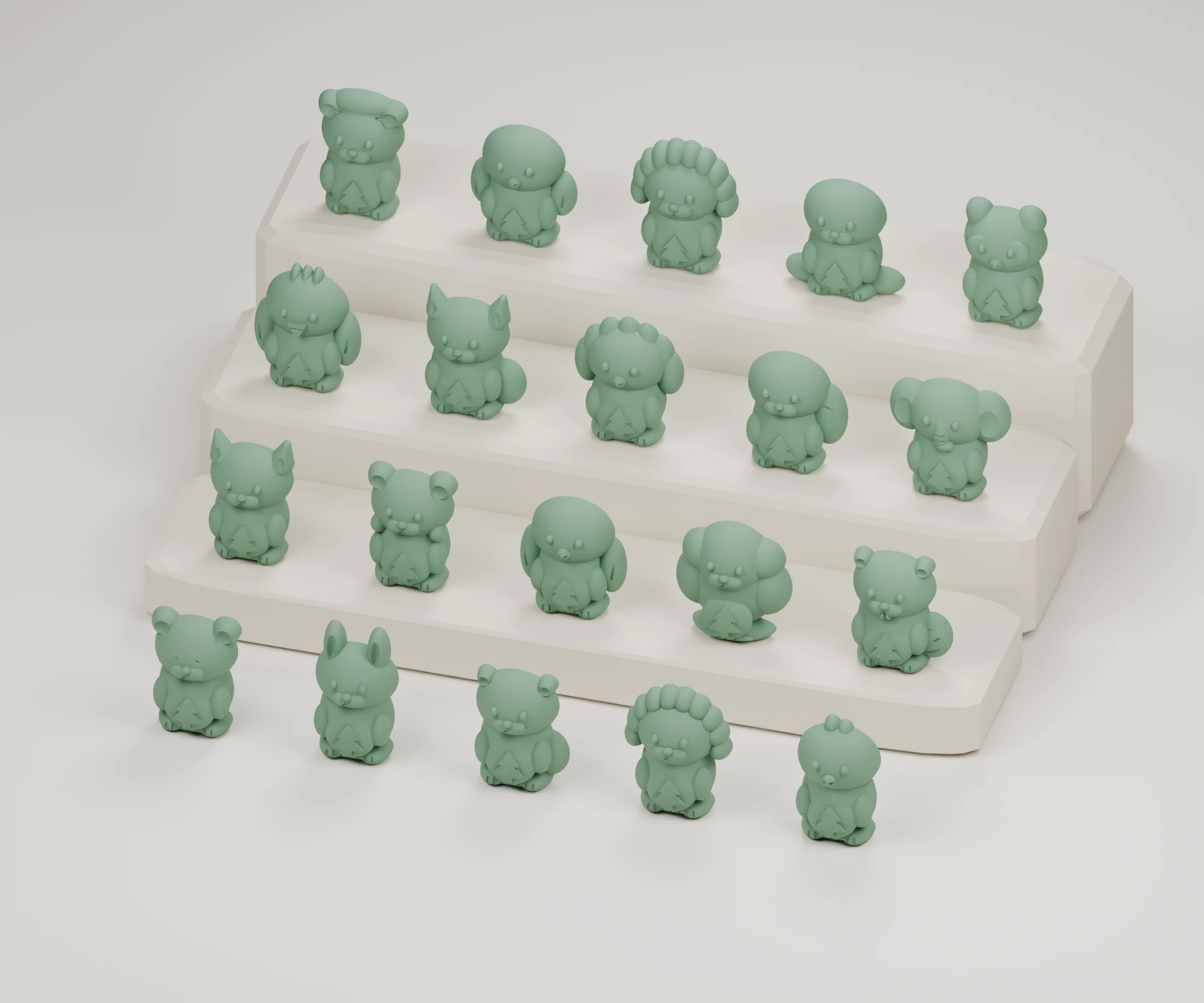 christmas — render of the supplied sculpted V2 geometry