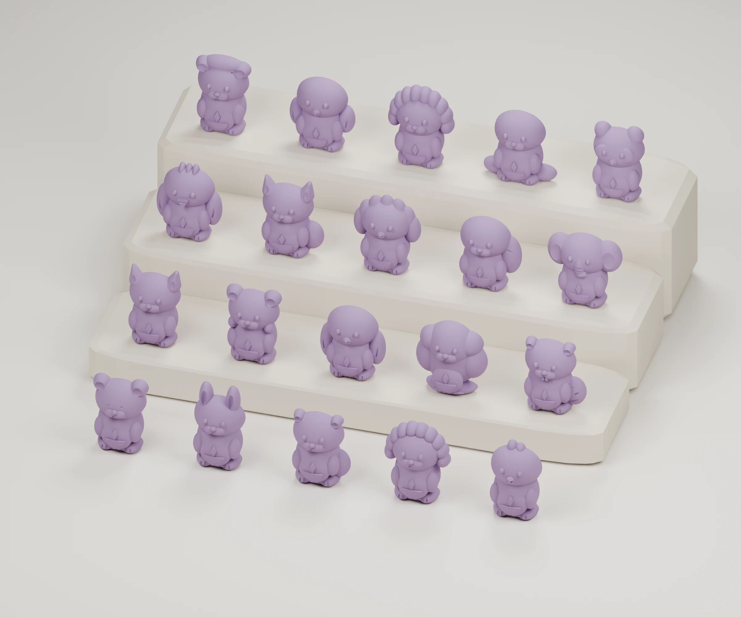 diwali — render of the supplied sculpted V2 geometry