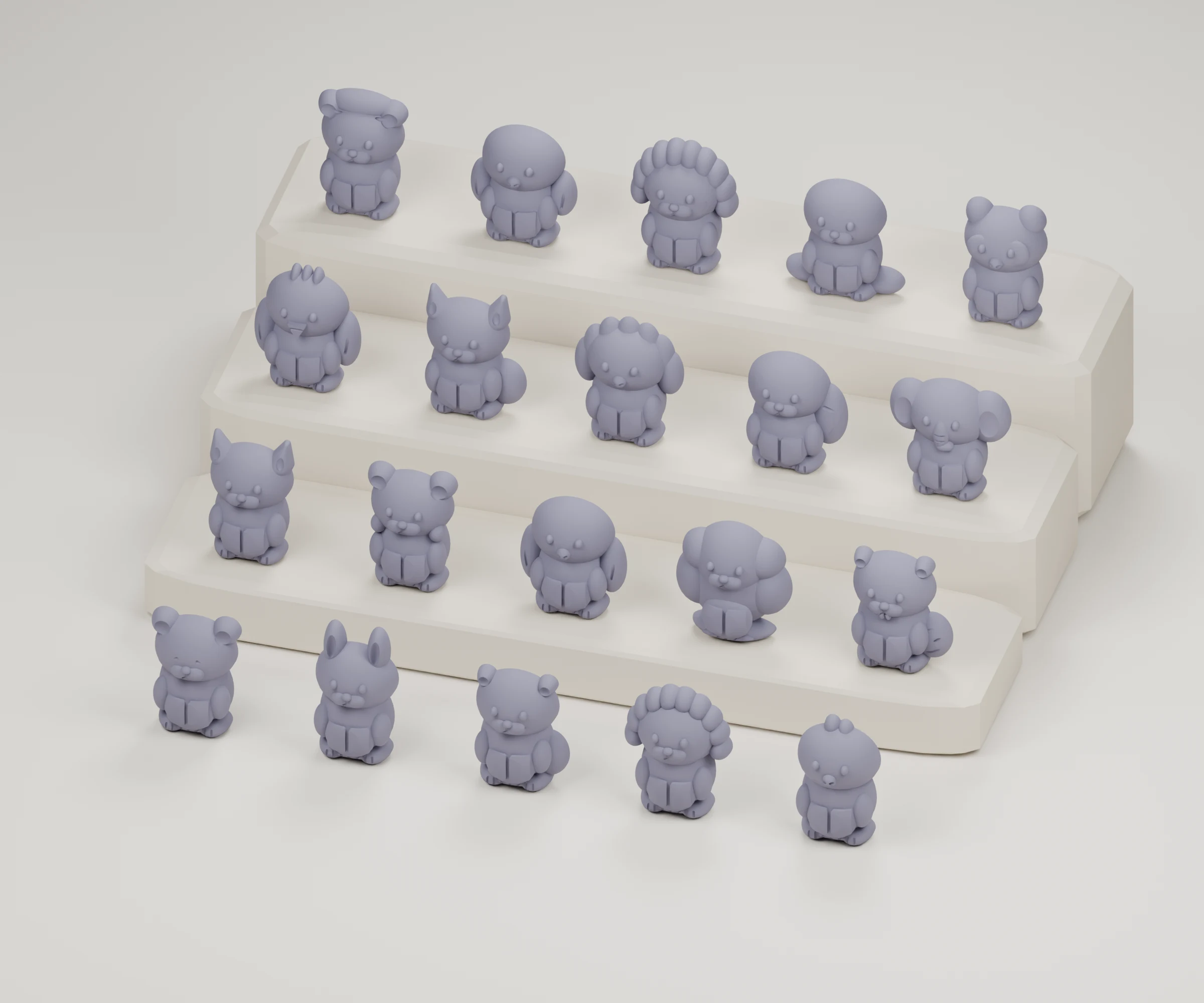 graduation — render of the supplied sculpted V2 geometry