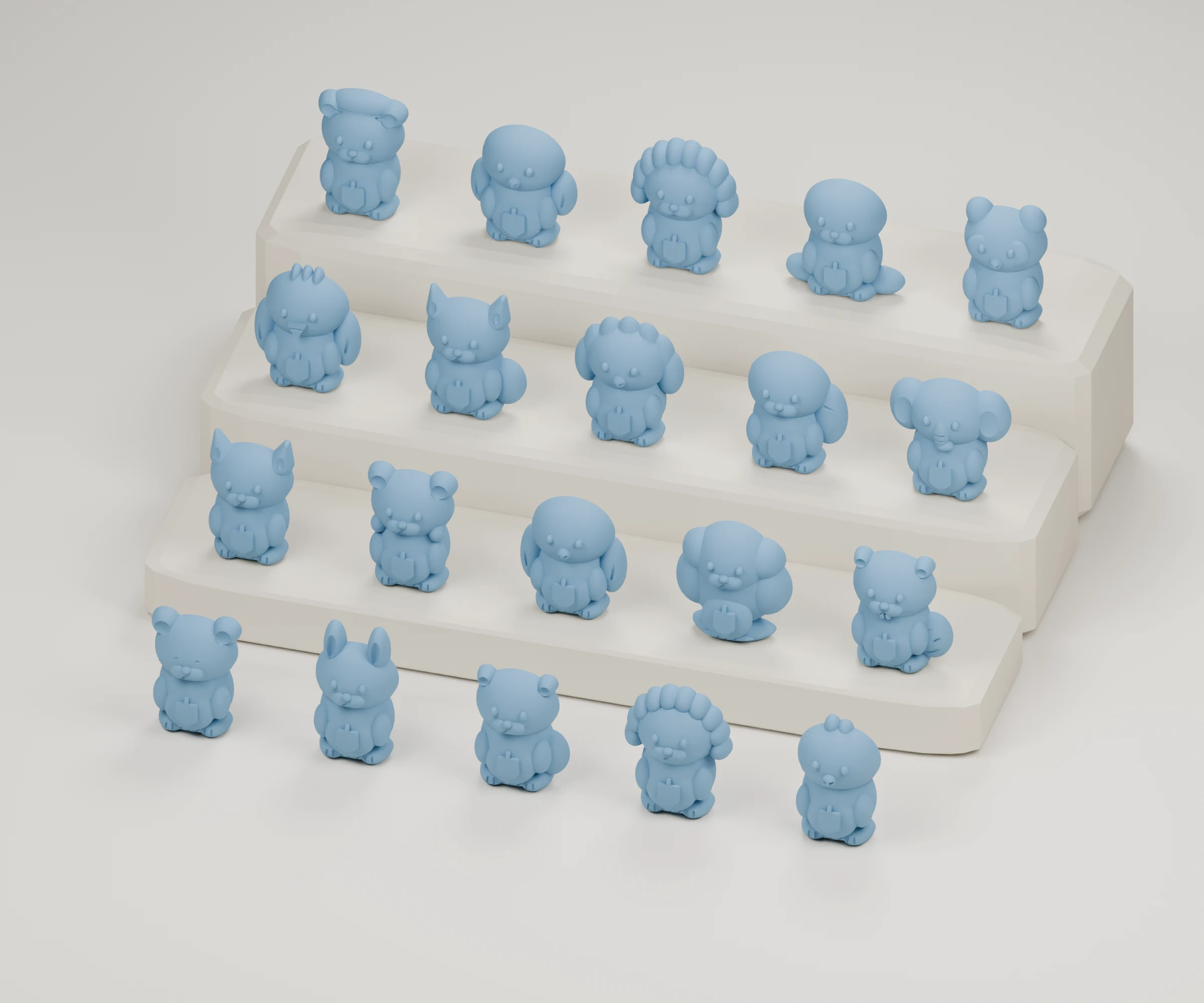 hanukkah — render of the supplied sculpted V2 geometry