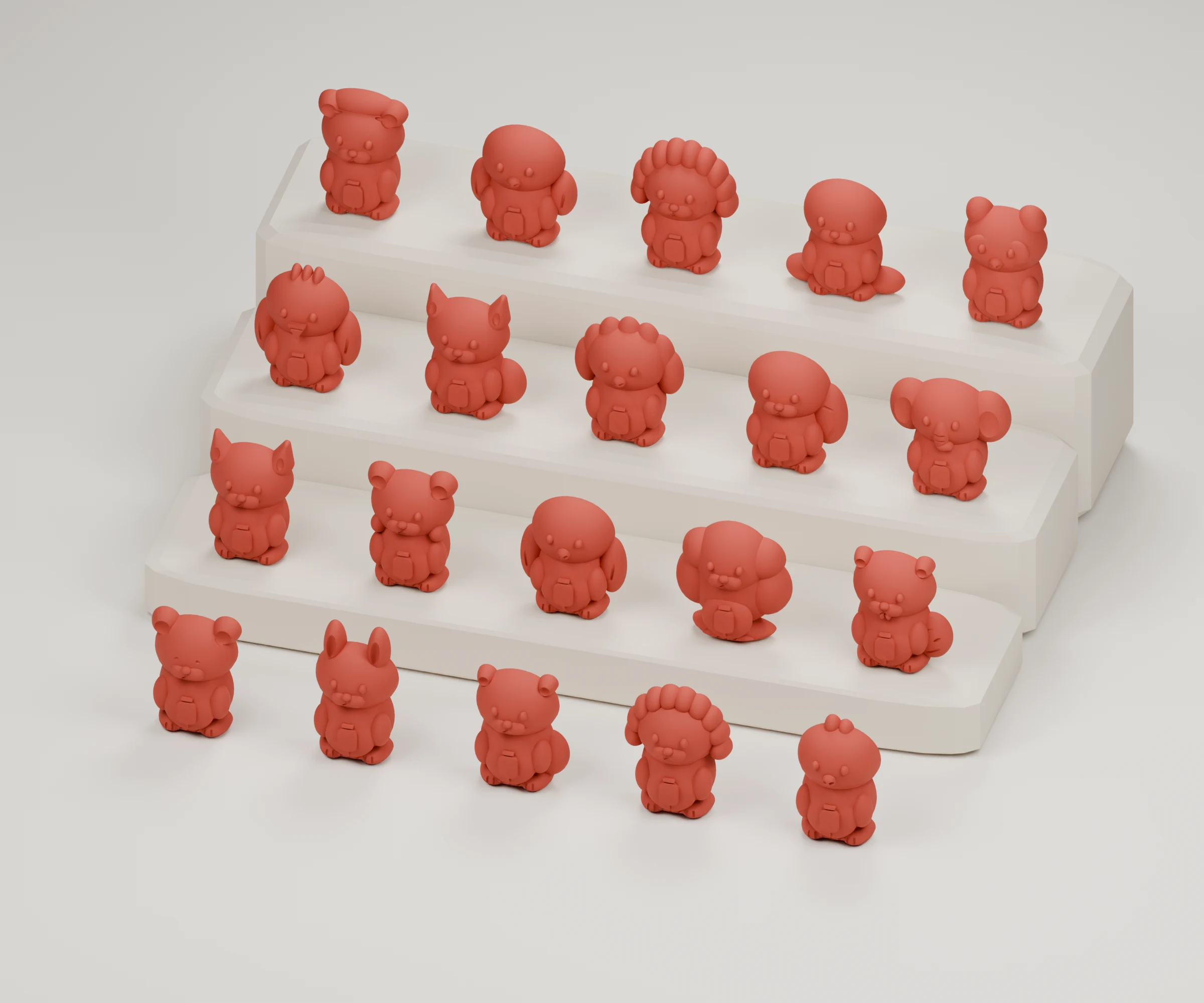 lunar new year — render of the supplied sculpted V2 geometry