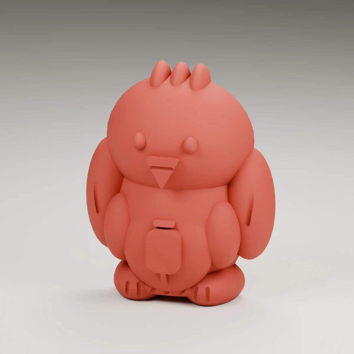 star eaglet — render of the supplied sculpted V2 geometry