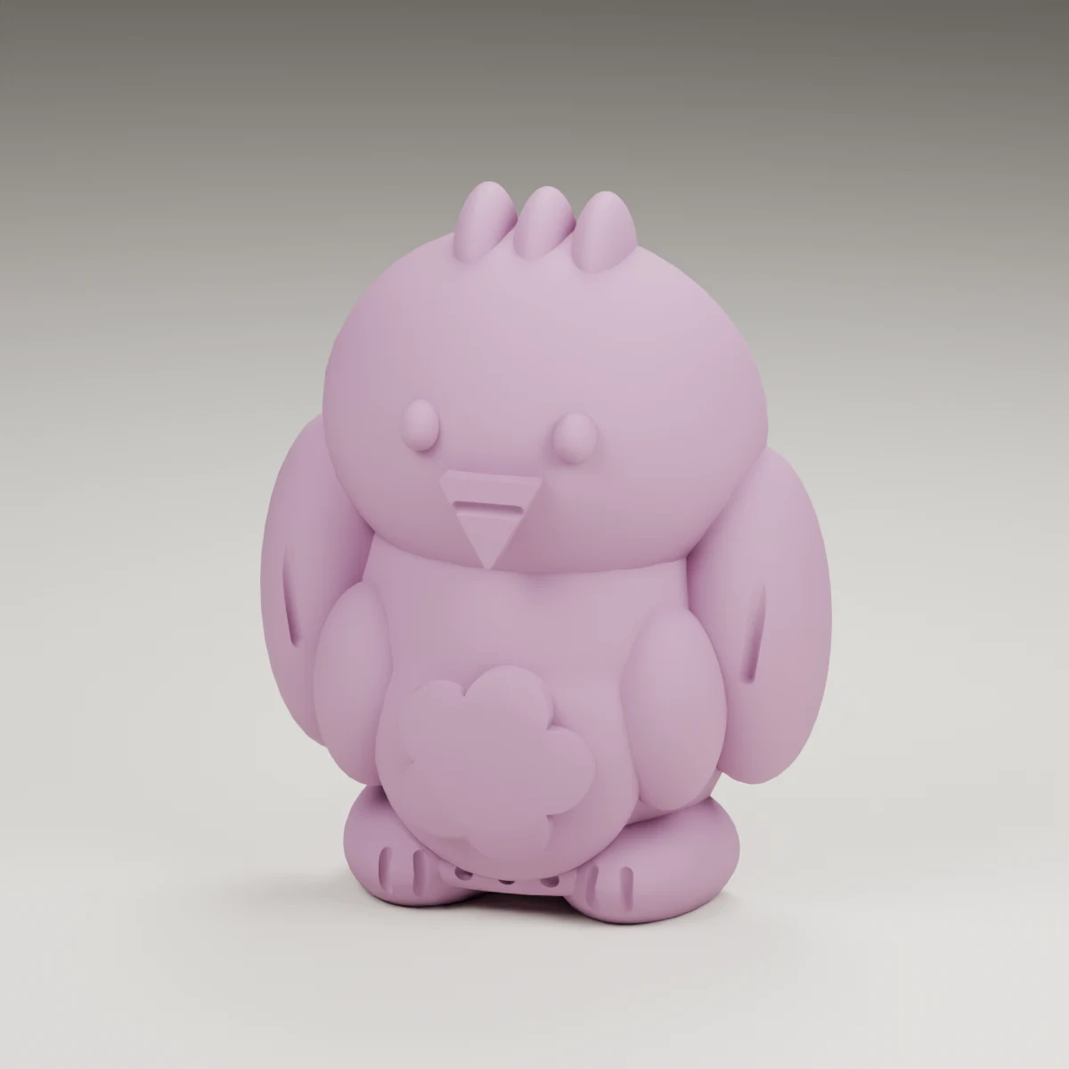 star eaglet — render of the supplied sculpted V2 geometry