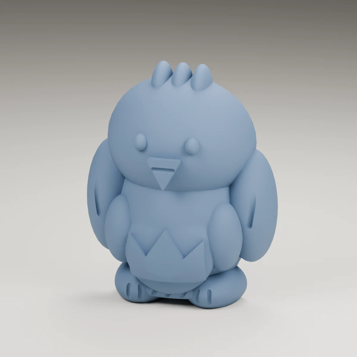 star eaglet — render of the supplied sculpted V2 geometry