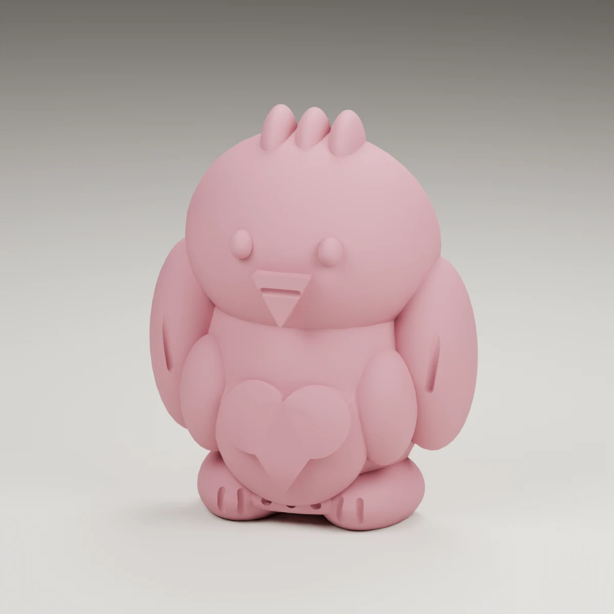 star eaglet — render of the supplied sculpted V2 geometry