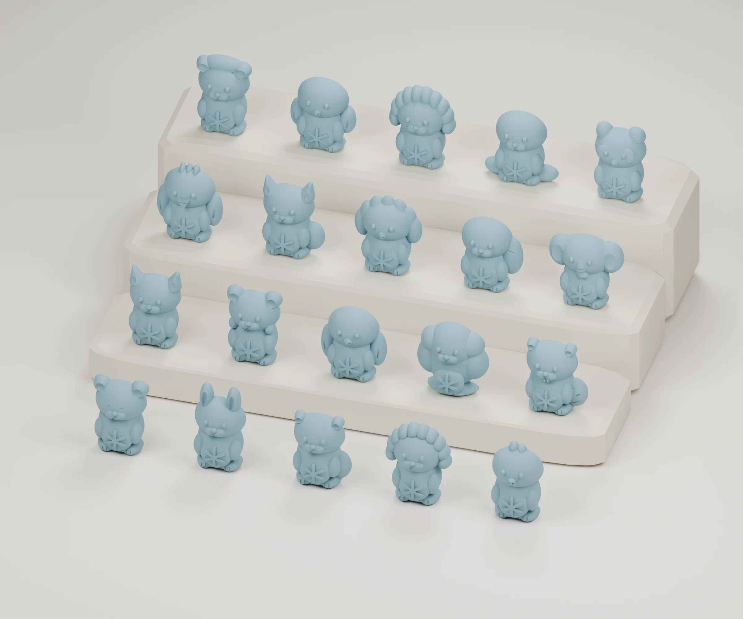 winter — render of the supplied sculpted V2 geometry