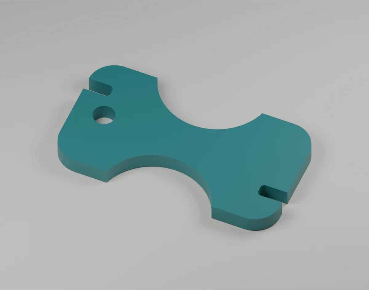 Cord Pebble cable winder keychain prototype