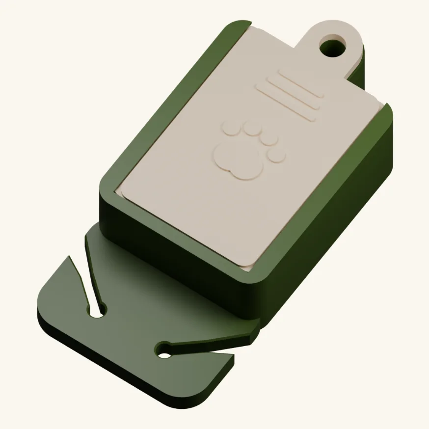 WaggleDuo in Forest green